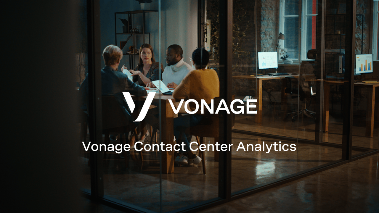 Vonage Contact Center分析で顧客体験を最適化 Vonage Contact Center Analytics