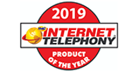 2019 Internet telephony product of the yearのロゴ