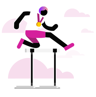 man running